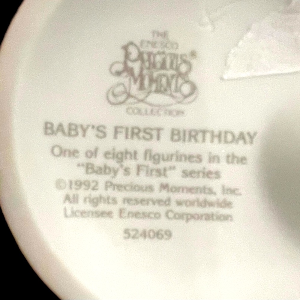 Precious Moments Baby's First Birthday Figurine - Picture 2 of 10